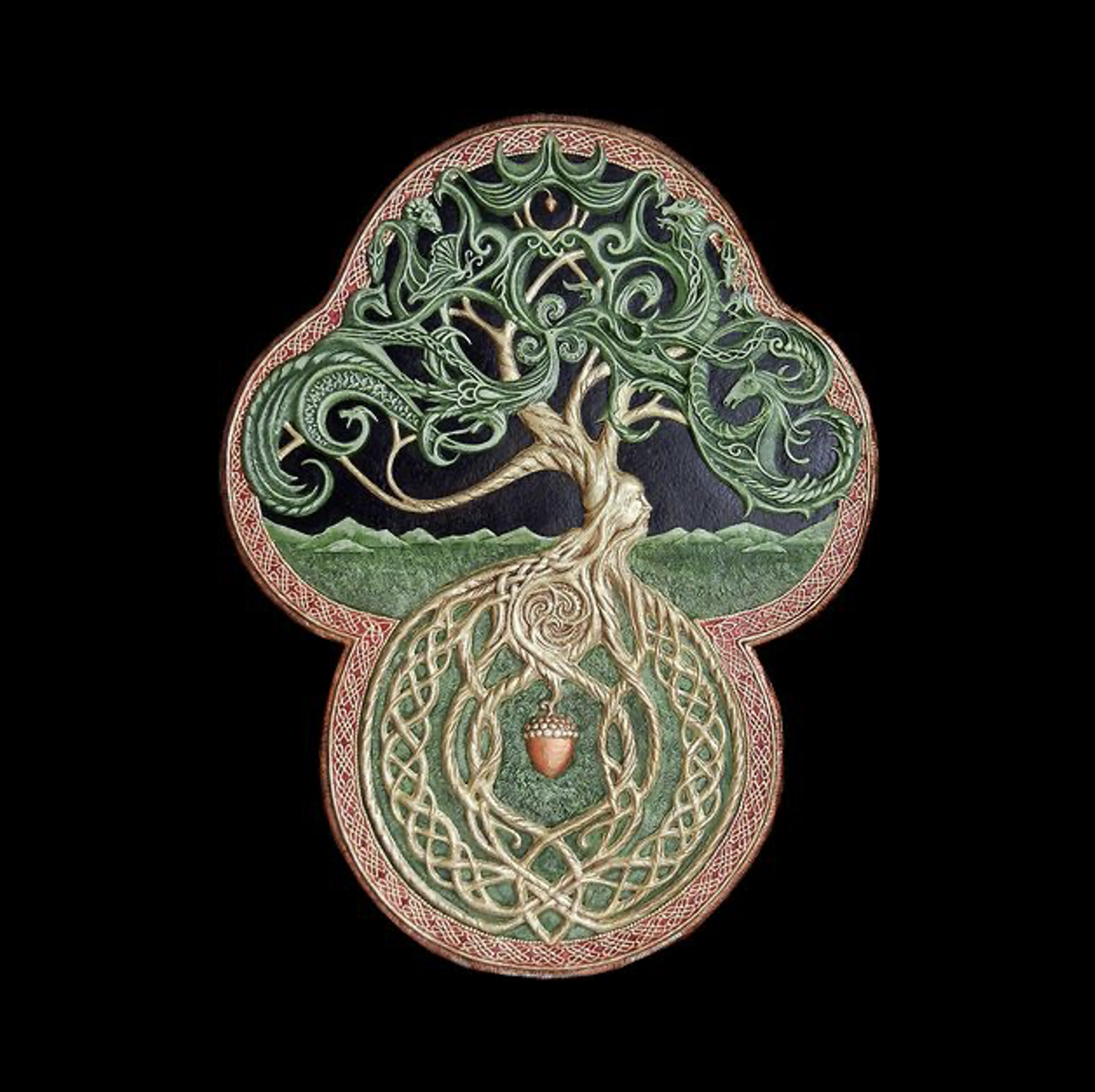 Kate with rose flame