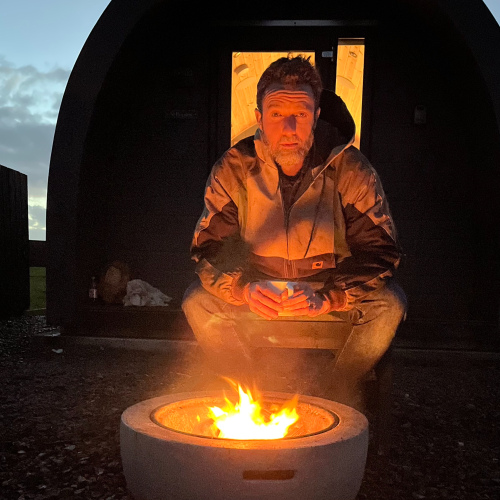 Michael Ferguson by fire