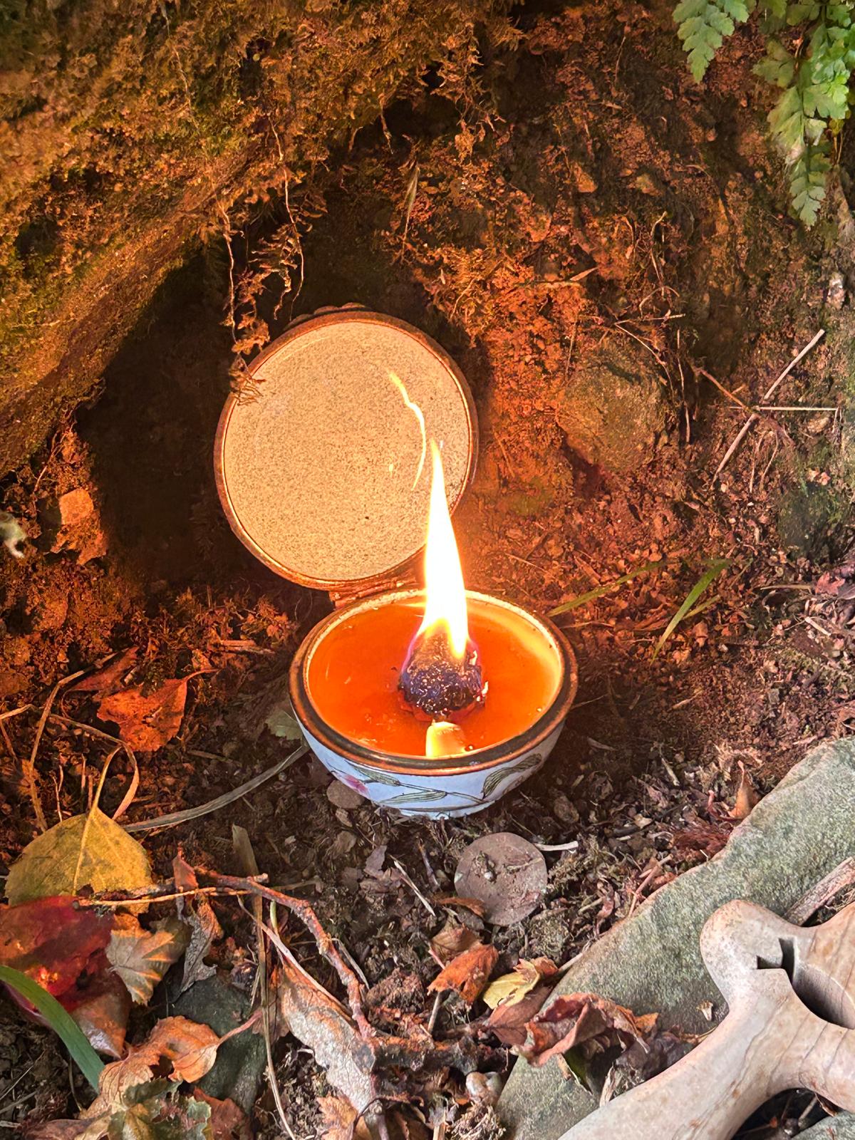 Heart Fire rose flame